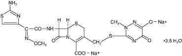 ceftriaxone structural formula