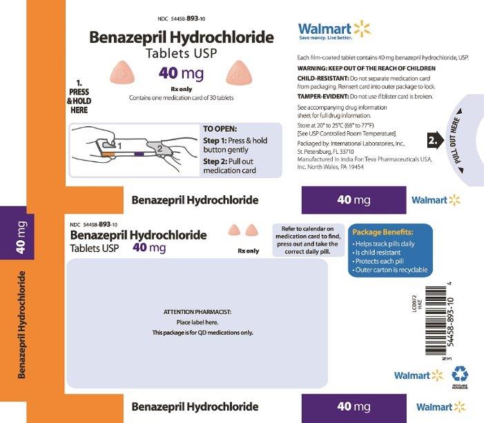 Benazepril Hydrochloride Tablets USP 40mg