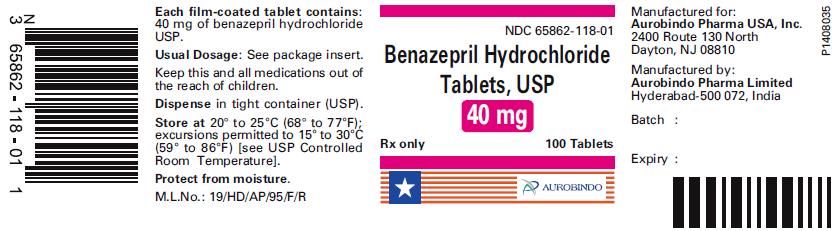 PACKAGE LABEL-PRINCIPAL DISPLAY PANEL - 40 mg (100 Tablet Bottle)