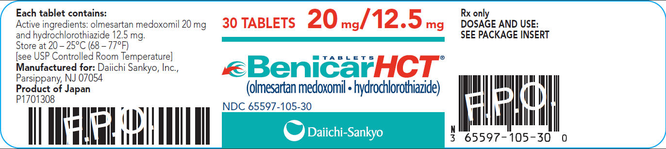20mg/12.5-mg - 30-Tablet Bottle