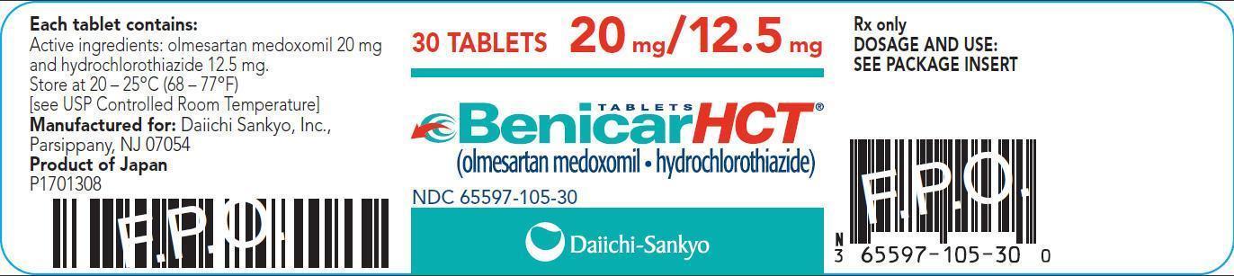 20mg/12.5-mg - 30-Tablet Bottle