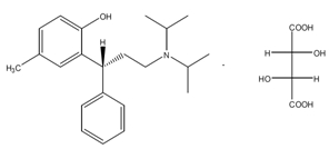 Tolterodine Structural Formula