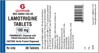 Lamotrigine Tablets 100mg Label