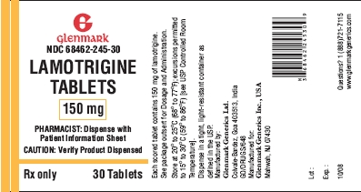 Lamotrigine Tablets 150mg Label