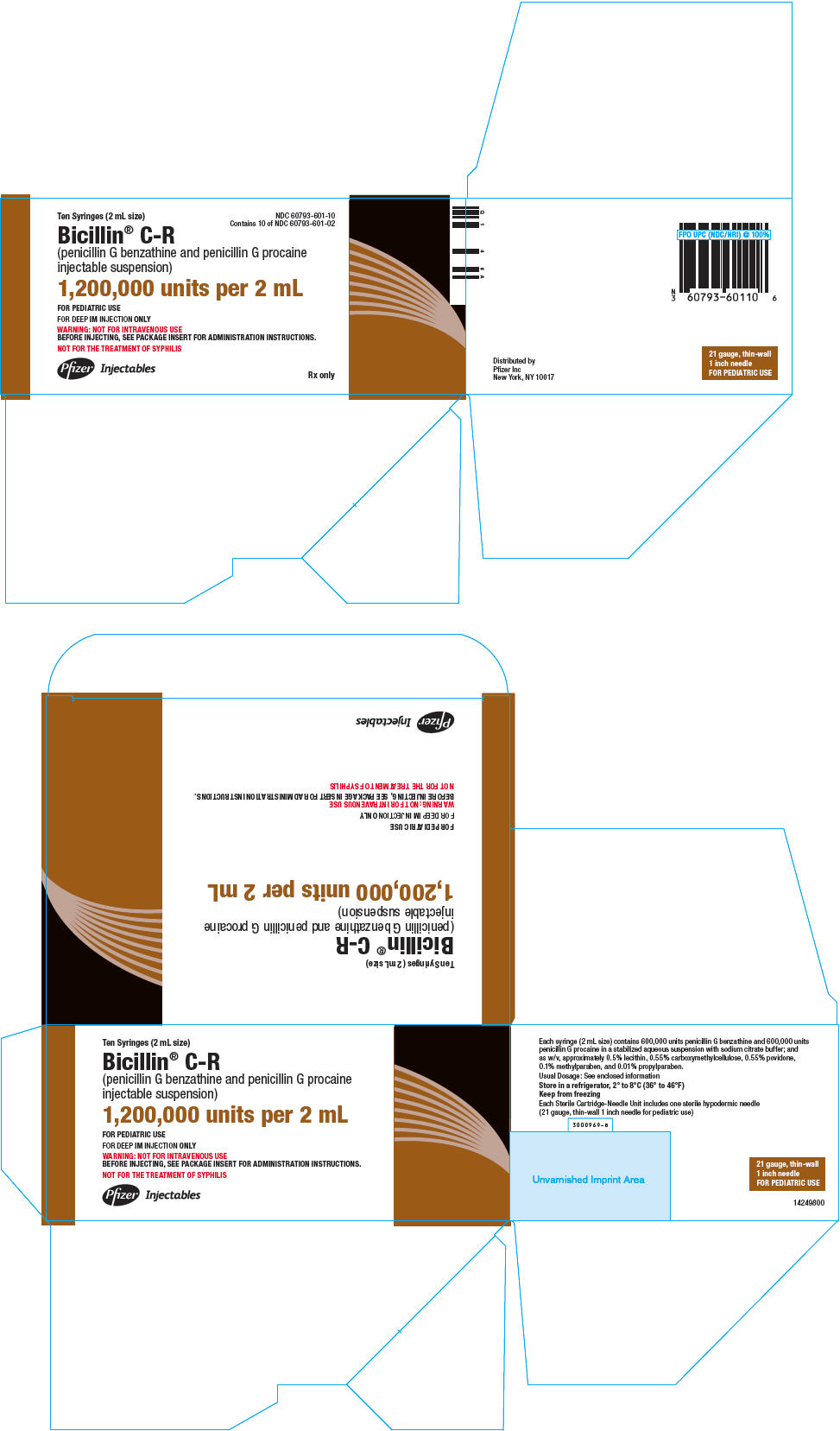 PRINCIPAL DISPLAY PANEL - 10 1 Inch Syringe Carton
