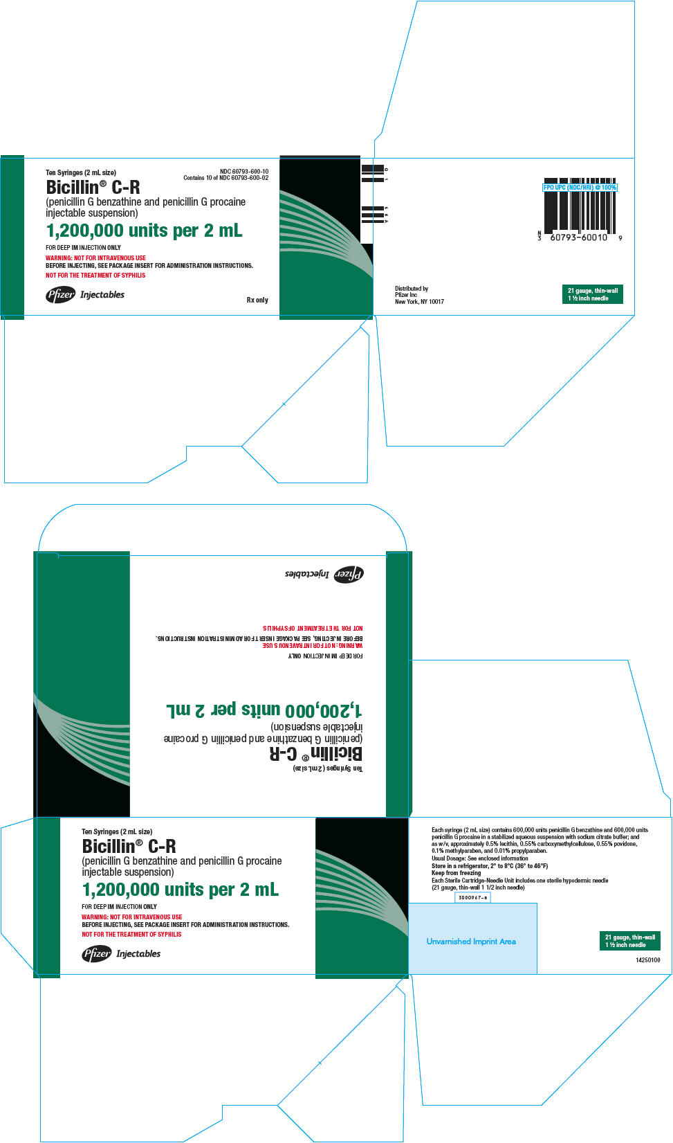 PRINCIPAL DISPLAY PANEL - 10 1-1/2 Inch Syringe Carton