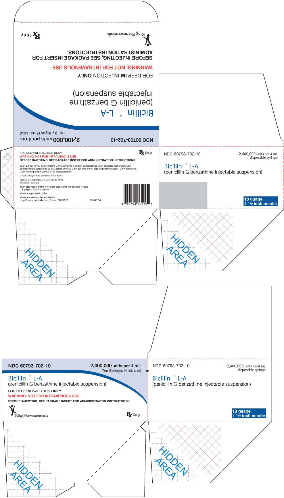 PRINCIPAL DISPLAY PANEL - 4 mL Syringe Carton
