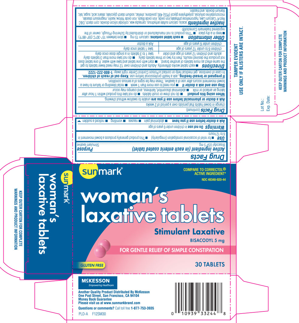 sunmark womans laxative tablets