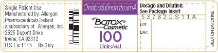 BOTOX® Cosmetic – Vial Label
