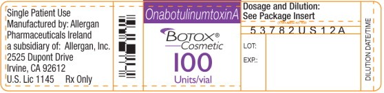 BOTOX® Cosmetic – Vial Label
