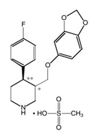 paroxetine structural formula