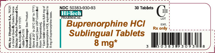 PRINCIPAL DISPLAY PANEL - 8 mg Bottle Label