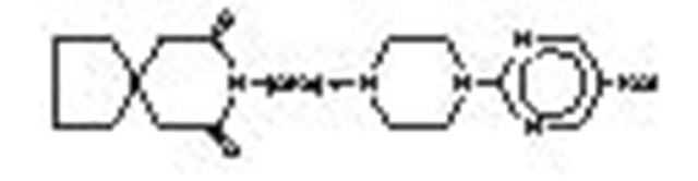 Buspirone Hydrochloride 7.5mg -  Structural Formula