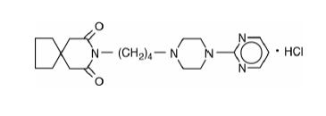 structural formula for buspirone hydrochloride