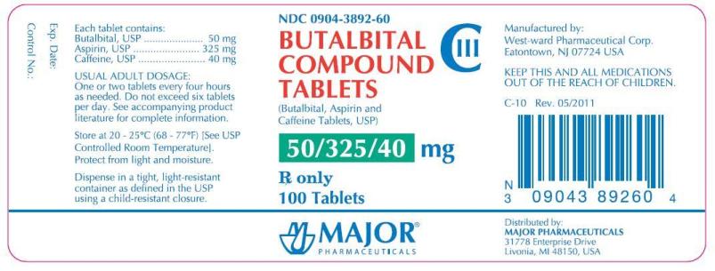Butalbital Compound Tablets