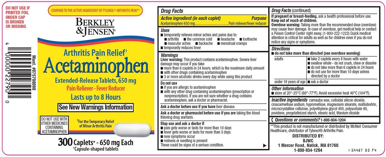 Acetaminophen Label