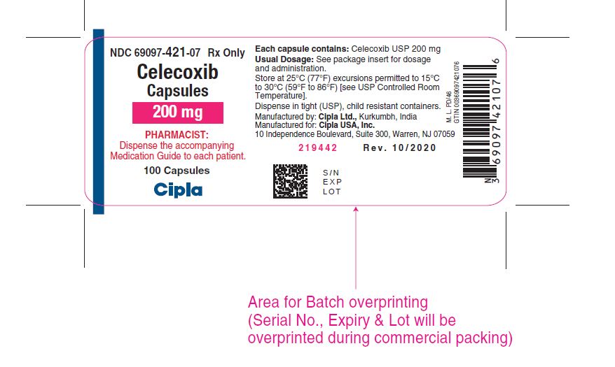 200 mg bottle label