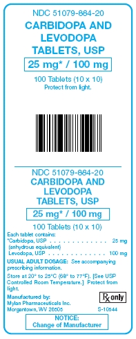 Carbidopa and Levodopa Tablets 25 mg/100 mg
