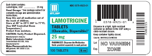 Lamotrigine Tablets 10 mg Bottles