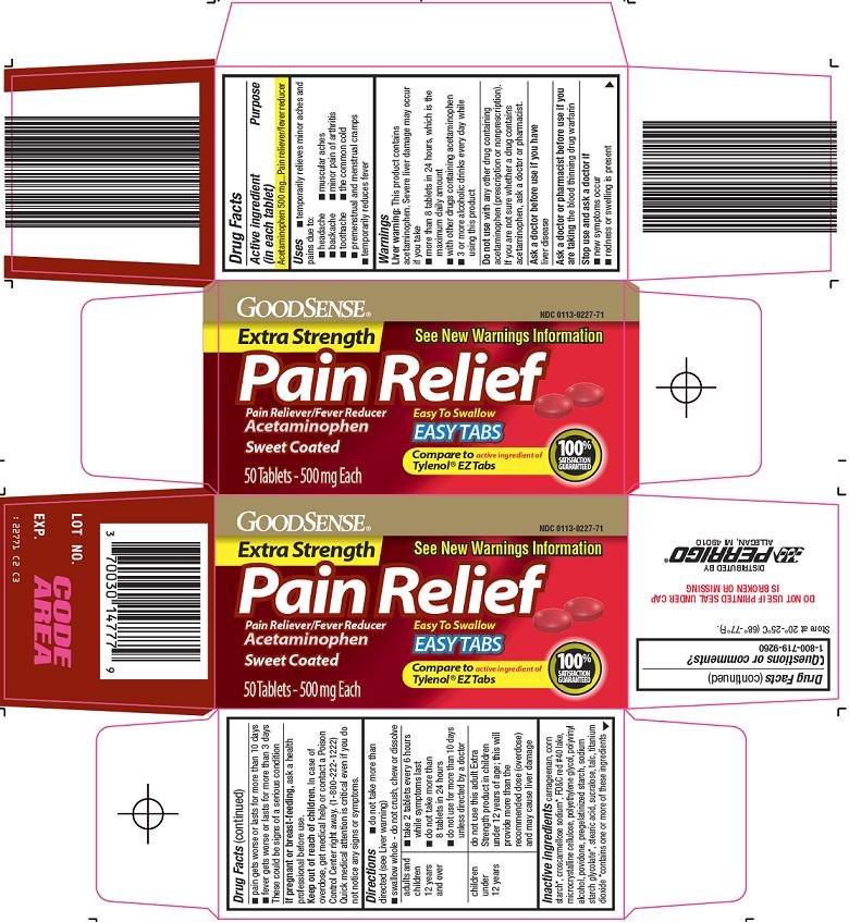 Pain Relief Tablets Carton