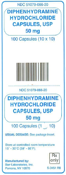 Diphenhydramine HCl 50 mg Capsules Unit Carton Label