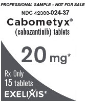 image of bottle label - professional sample - 20 mg - 15 tablets