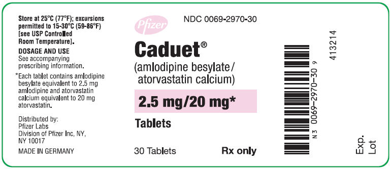 PRINCIPAL DISPLAY PANEL - 2.5 mg/20 mg Tablet Bottle Label
