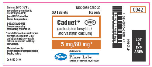 PRINCIPAL DISPLAY PANEL - 5 mg/80 mg Label