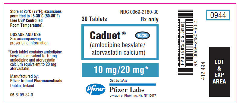 PRINCIPAL DISPLAY PANEL - 10 mg/20 mg Tablet Bottle Label