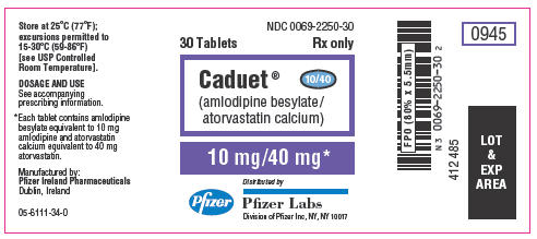 PRINCIPAL DISPLAY PANEL - 10 mg/40 mg Label