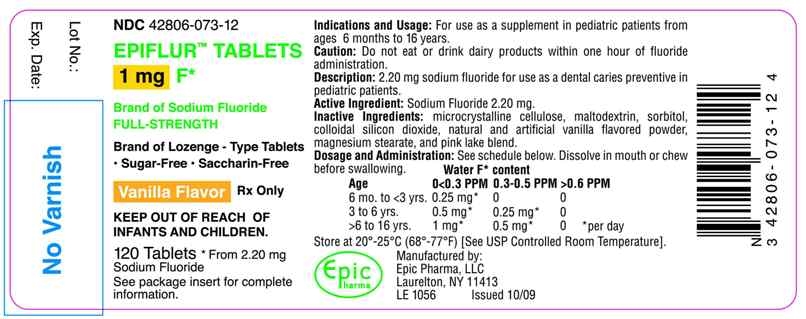 Epiflur 1 mg 120 Tablets