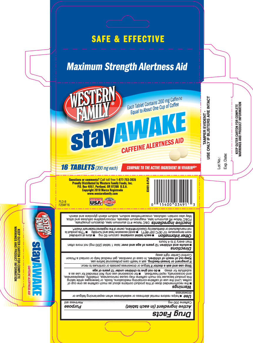 western family stay awake tablets