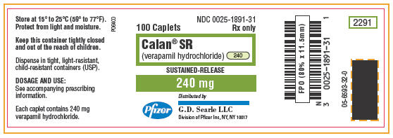 PRINCIPAL DISPLAY PANEL - 240 mg Caplet Bottle Label