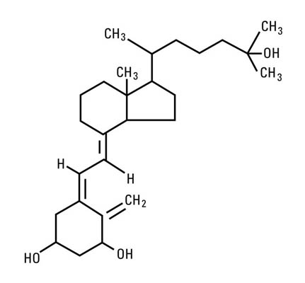 Chemical structure for Calcitriol.