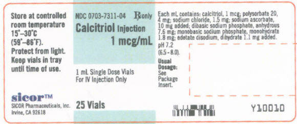 PRINCIPAL DISPLAY PANEL - 1 mcg vial