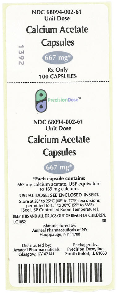 PRINCIPAL DISPLAY PANEL - 667 mg Capsule Blister Pack Carton