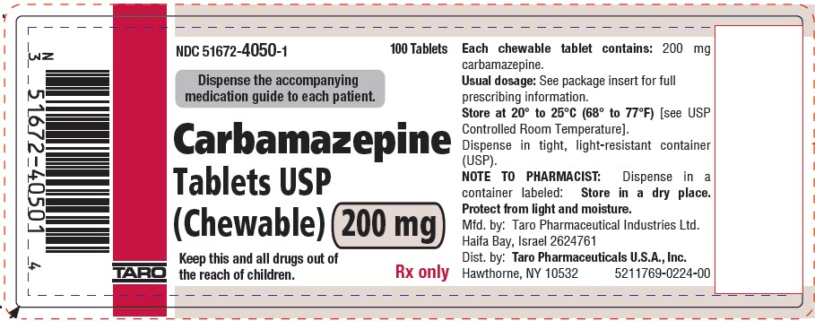 PRINCIPAL DISPLAY PANEL - 200 mg Tablet Bottle Label - Chewable