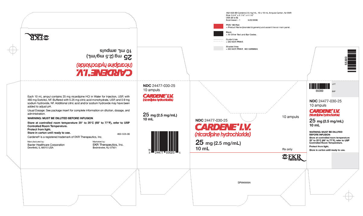 Cardene IV- EKR 10pck carton label