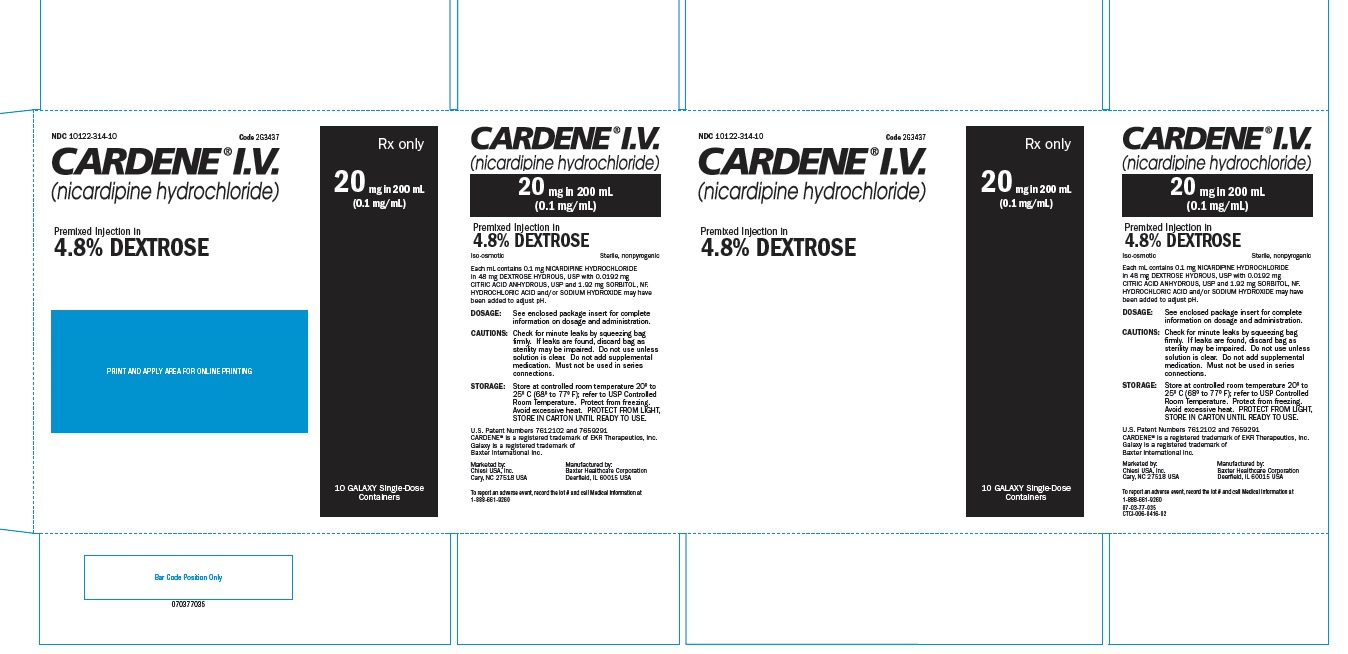 Cardene I.V. 0.1 mg/mL 4.8% Dextrose