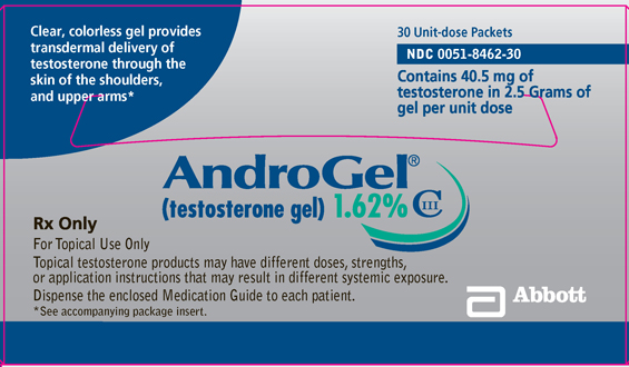 androgel 1.62% 2.5g 30ct