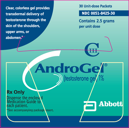 androgel 1% 2.5 g dose 30ct packets