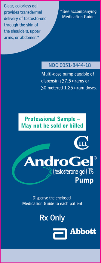 androgel 1% 37.5 g or 30 metered 1.25 g doses