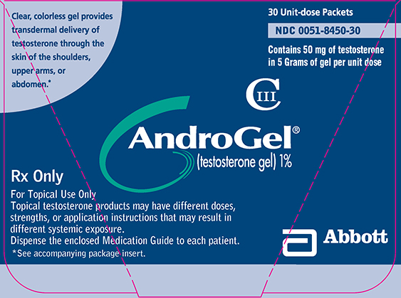 androgel 1pct 5g 30 ct