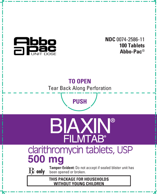 BIAXIN 500 mg 100 tablets