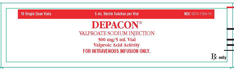 depacon 500mg/5ml vial 10 single dose vials