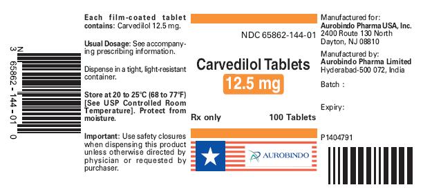 PACKAGE LABEL-PRINCIPAL DISPLAY PANEL - 3.125 mg (100 Tablet Bottle)