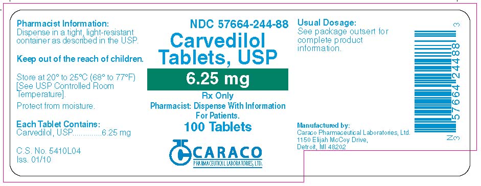 6.25 mg 100 Tablets