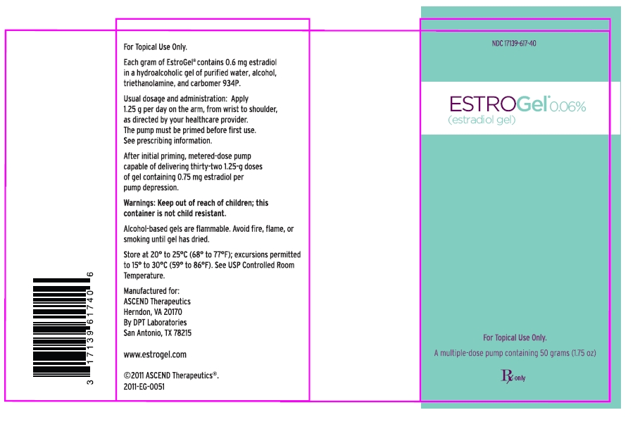 EstroGel® 0.06% (estradiol gel) label