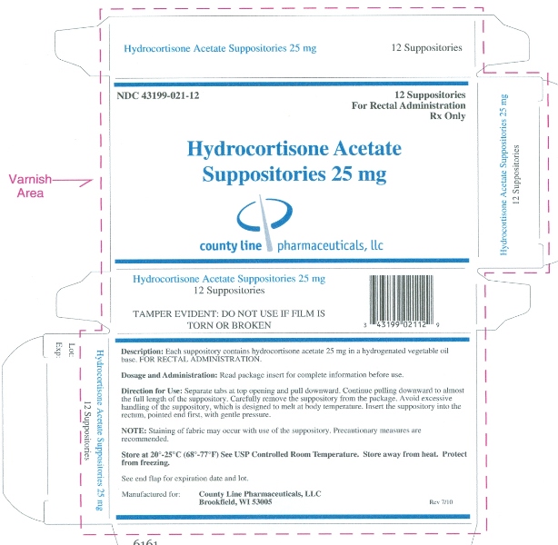Hydrocortisone Acetate Suppository - Carton Label
