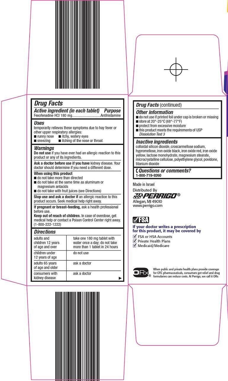Fexofenadine Hydrochloride Tablets, 180 mg Carton Image 2